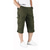 Недорогие Походные брюки и шорты-тактические шорты мужские повседневные шорты 3/4 для мужчин брюки-карго дышащие шорты ниже колена мужские длинные шорты с карманами армейский зеленый