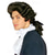 cheap Historical Wigs-Cosplay Costume Wig Wavy Middle Part Wig Brown Synthetic Hair Men's Black  Wigs