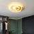 cheap Dimmable Ceiling Lights-LED Ceiling Light Circle Ring Nordic Gold Acrylic 2 3 5 6 Heads Exterior Lighting Living Room Ceiling Lamp Simple Modern Art ceiling Light Luxury LED Bedroom Light AC220V