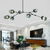 economico Lampadari-multi head magic bean lampadario caldo bianco luce creativa arte moderna soggiorno lampada heteromorphic nordic semplice sfera di vetro molecolare sala da pranzo ac110v ac220v