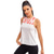 cheap Running Tops-Women&#039;s Sleeveless Running Tank Top Singlet Top Athletic Athleisure Summer Spandex Breathable Soft Sweat Out Yoga Gym Workout Running Training Exercise Sportswear White Activewear Stretchy