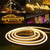 ieftine Lumini Neon LED-benzi de neon flexibile cu LED 6mm lumină de neon îngustă 12v benzi led impermeabile 5m tăiate diy benzi de neon cu led pentru decorarea interioară în exterior și adaptor DC12V
