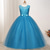 cheap Flower Girl&#039;s Dresses-Kids Girls&#039; Flower Girl Dress Dress Sleeveless Wedding Party Lace Mesh Cute Polyester Maxi Flower Girl&#039;s Dress Colorful purple Color powder White