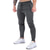 Недорогие Штаны-мужские спортивные штаны для бега спортивные тренировки тренировочные спортивные узкие зауженные хлопковые спортивные штаны с карманами на молнии темно-серый