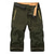 cheap Trousers &amp; Shorts-Men&#039;s Hiking Shorts Hiking Pants Trousers Military Outdoor Ripstop Below Knee Pants / Trousers Capri Pants Bottoms ArmyGreen Gray-black Blue khaki Work Fishing Climbing M L XL XXL XXXL