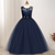 cheap Flower Girl&#039;s Dresses-Kids Girls&#039; Flower Girl Dress Dress Sleeveless Wedding Party Lace Mesh Cute Polyester Maxi Flower Girl&#039;s Dress Colorful purple Color powder White
