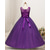 cheap Flower Girl&#039;s Dresses-Kids Girls&#039; Flower Girl Dress Dress Sleeveless Wedding Party Lace Mesh Cute Polyester Maxi Flower Girl&#039;s Dress Colorful purple Color powder White
