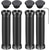 cheap Grips-2 pairs bicycle grips, non-slip rubber handlebar grips, double aluminum alloy locking bike grips road mountain bike soft rubber handlebar end grips (black)