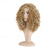 cheap Black &amp; African Wigs-Blonde Wigs for Women Synthetic Wig with Bangs Medium Length Afro Natural Wigs Mix color Wigs