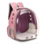 abordables Essentiels de voyage pour chiens-sac à dos de voyage respirant pour animaux de compagnie sac de transport de capsule spatiale sac à dos de randonnée à bulles pour chat&amp;amp; chien (bleu clair)