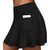 cheap Skorts-women&#039;s tennis skirts run yoga inner shorts elastic sports golf pockets skirts blue