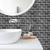 cheap Tile stickers-15x30cm 6pcs Tiles Wall Stickers Tile Paint Backsplash Removable Waterproof Self-Adhesive Decals Home Decoration Living Kitchen Bathroom Décor ( black）Self-adhesive decorative wall sticker