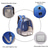 abordables Essentiels de voyage pour chiens-sac à dos de voyage respirant pour animaux de compagnie sac de transport de capsule spatiale sac à dos de randonnée à bulles pour chat&amp;amp; chien (bleu clair)