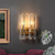 billige Vegglys i krystall-Krystall Moderne Vegglamper Soverom Barnerom Stål Vegglampe 110-120V 220-240V 5 W / E14 / E12 / CE