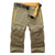 cheap Trousers &amp; Shorts-Men&#039;s Hiking Shorts Hiking Pants Trousers Military Outdoor Ripstop Below Knee Pants / Trousers Capri Pants Bottoms ArmyGreen Gray-black Blue khaki Work Fishing Climbing M L XL XXL XXXL