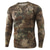 cheap Hiking Tops-Men&#039;s T shirt Hiking Tee shirt Tactical Military Shirt Long Sleeve Crew Neck Tee Tshirt Top Outdoor Breathable Quick Dry Lightweight Stretchy Summer Polyester Camo Black Yellow Light Green Hunting