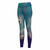 cheap Yoga Leggings &amp; Tights-Women&#039;s Leggings Sports Gym Leggings Yoga Pants Spandex Jade Winter Tights Leggings Feathers Peacock Tummy Control Butt Lift Clothing Clothes Fitness Gym Workout Running / High Elasticity