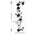 cheap Decorative Wall Stickers-Botanical Decorative Vinyl Wall Stickers Home Decoration 30X105cm Wall Stickers for bedroom living room Removable Stickers Wall Decor
