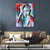 cheap People Paintings-Oil Painting Hand Painted Vertical Abstract People Modern Rolled Canvas (No Frame)