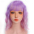 cheap Costume Wigs-Pink Wigs for Women Synthetic Wig Deep Wave Neat Bang Wig Pink Short A1 A2 A3 A4 A5 Synthetic Hair Women‘s Cosplay Party Fashion Pink Purple Carnival Wig