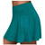 billige Løpeshorts-Dame Løpeskjørt Tennisskjørt Sidelommer 2 i 1 Shorts Atletisk treningsklær Spandex Pustende Fukttransport Myk Trening Treningsøkt Løp Sports Sportsklær Ensfarget Svart Blå Lilla