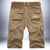 cheap Classic-Men&#039;s Cargo Shorts Work Pants Hiking Shorts Summer Outdoor Breathable Lightweight Soft Comfortable Bottoms Green Black Fishing Climbing Running 30 31 32 33 34