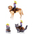 billige Kostymer-cowboy rytter hundedrakt - hundedrakter for små hunder eller katter, hundeklær ridderstil med dukke og hatt til dagdyr kostymer hund halloween kostymer