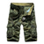 cheap Cargo Shorts-Men&#039;s Hiking Cargo Shorts Hiking Shorts Military Camo Outdoor 10&quot; Comfort Scratch-resistant Multi-Pockets Breathable Shorts Bottoms Knee Length Multi Pocket Green Yellow Cotton Work Camping / Hiking