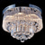 cheap Chandeliers-45cm Crystal Chandelier DIY Modernity Luxury Globe K9 Crystal Pendant Lighting Hotel Bedroom Dining Room Store Restaurant LED Pendant Lamp Indoor Crystal Chandeliers Lighting