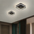 זול תאורת תקרה פשוטה-22 cm עיצוב פנסי תאורה להתקנה מתכת אקרילי גימור צבוע מודרני 110-120V 220-240V