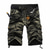 cheap Cargo Shorts-Men&#039;s Cargo Shorts Military Camo Outdoor Ripstop Breathable Multi Pockets Wear Resistance Shorts Bottoms Black Army Green Cotton Camping / Hiking / Caving 29 30 31 32 34