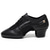 cheap Latin Shoes-Women's Black Patent Leather Latin Dance Shoes – Breathable Mesh Lace-Up Ballroom Performance Shoes with Suede Sole for Salsa and Tango