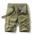 cheap Hiking Trousers &amp; Shorts-Men&#039;s Cargo Shorts Hiking Shorts Military Summer Outdoor Regular Fit 10&quot; Ripstop Breathable Quick Dry Multi Pockets Shorts Bottoms Knee Length Black Army Green Cotton Work Hunting Fishing 29 30 32 34