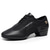 cheap Latin Shoes-Women's Black Patent Leather Latin Dance Shoes – Breathable Mesh Lace-Up Ballroom Performance Shoes with Suede Sole for Salsa and Tango
