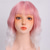 cheap Costume Wigs-Pink Wigs for Women Synthetic Wig Deep Wave Neat Bang Wig Pink Short A1 A2 A3 A4 A5 Synthetic Hair Women‘s Cosplay Party Fashion Pink Purple Carnival Wig