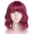 cheap Costume Wigs-Pink Wigs for Women Synthetic Wig Deep Wave Neat Bang Wig Pink Short A1 A2 A3 A4 A5 Synthetic Hair Women‘s Cosplay Party Fashion Pink Purple Carnival Wig