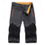 cheap Trousers &amp; Shorts-Men&#039;s Hiking Shorts Hiking Pants Trousers Military Outdoor Ripstop Below Knee Pants / Trousers Capri Pants Bottoms ArmyGreen Gray-black Blue khaki Work Fishing Climbing M L XL XXL XXXL