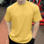 Χαμηλού Κόστους Μπλουζάκια Τρεξίματος-ανδρικό πουκάμισο προπόνησης πουκάμισο για τρέξιμο τοπ αθλητικό casual βαμβακερό αναπνεύσιμο γρήγορο στέγνωμα που απομακρύνει την υγρασία προπόνηση γυμναστικής τρέξιμο τζόκινγκ προπόνηση bodybuilding αθλητικά ρούχα λευκό μαύρο γκρι