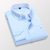 baratos Camisas Vestido-Homens Camisa Social Cor Sólida Colarinho Colarinho Com Botões Branco Rosa Azul Marinha Azul Real Cáqui Trabalho Diário Manga Longa Roupa Negócio Básico