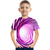 tanie Koszule i bluzki dla chłopców-Dla chłopców Podkoszulek Krótki rękaw Podkoszulek T-shirt Geometryczny Kolorowy blok Wzór 3D Druk 3D Aktywny Sport Moda miejska Poliester Spandeks Dzieci Brzdąc Nadruk Grafika drukowana 3D Koszula