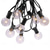 cheap Plug String Lights-Elegant Wedding Reception Party Outdoor String Lights 7.62M 25ft G40 Bulbs Outdoor Wedding Decoration Backyard Bistro Patio Balcony Home Decoration 7W Globe Light String 220-240V