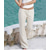 cheap Women&#039;s Pants-Women&#039;s Wide Leg Elastic Drawstring Design Basic Essential Casual Weekend Inelastic Cotton Blend Comfort Lightweight Plain Mid Waist non-printing White Black Gray S M L