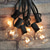 cheap Plug String Lights-Elegant Wedding Reception Party Outdoor String Lights 7.62M 25ft G40 Bulbs Outdoor Wedding Decoration Backyard Bistro Patio Balcony Home Decoration 7W Globe Light String 220-240V
