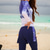 Χαμηλού Κόστους Rash guard πουκάμισα &amp; rash guard κοστούμια-Γυναικεία Προστατευτικά Μαγιό γιλέκο Προστασία από τον ήλιο UV UPF50+ Αναπνέει Μακρυμάνικο Μαγιό 4 τεμάχια Κολύμβηση Καταδύσεις Σέρφινγκ Θαλάσσια Σπορ Δετοβαμένο Φθινόπωρο Άνοιξη Καλοκαίρι