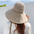 ieftine Accesorii Haine Drumeție-1 pcs Pentru femei Pălăria pescăresc Καπέλο πεζοπορίας În aer liber Portabil Cremă Cu Protecție Solară Respirabil Απαλό Pălării Culoare solidă Bumbac Negru Roz Kaki pentru Pescuit Alpinism Plajă