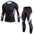 cheap Activewear Sets-JACK CORDEE Men&#039;s 2 Piece Patchwork Activewear Set Compression Suit Athletic Athleisure 2pcs Winter Long Sleeve Spandex Quick Dry Moisture Wicking Breathable Fitness Gym Workout Running Training