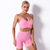 cheap Sets &amp; One-Pieces-Women&#039;s 2pcs Workout Sets Solid Color Shorts Bra Top Clothing Suit Light Green Cream Spandex Yoga Fitness Gym Workout Tummy Control Butt Lift Breathable Sleeveless Sport Activewear Stretchy Slim
