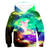 cheap Father&#039;s Day Super Sale-Kids Girls&#039; Hoodie Long Sleeve 3D Print Galaxy Unicorn Green Yellow Rainbow Children Tops Spring Fall Active Streetwear Outdoor Daily 3-12 Years / Winter
