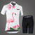 olcso Kerékpáros pólók-Női Rövid ujjú Biciklis ruházat Kerékpáros szoknya Grafika Flamingó Virágos / Botanikus Kerékpár Ruházat Hegyi biciklizés Országúti biciklizés Fehér Zöld Bíbor Anatómiai tervezés Gyors szárítás