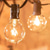 cheap Plug String Lights-Elegant Wedding Reception Party Outdoor String Lights 7.62M 25ft G40 Bulbs Outdoor Wedding Decoration Backyard Bistro Patio Balcony Home Decoration 7W Globe Light String 220-240V